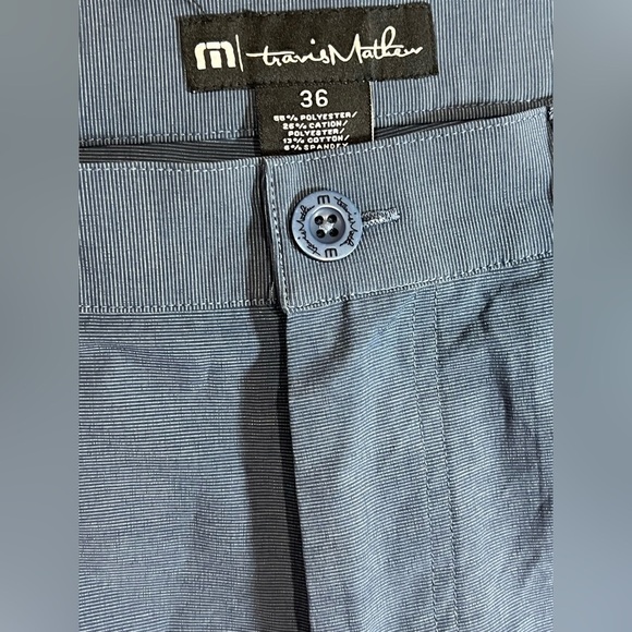 Men's Travis Mathew Size 36W Blue Performance Cotton Lightweight Golf Pants EUC - Picture 5 of 11